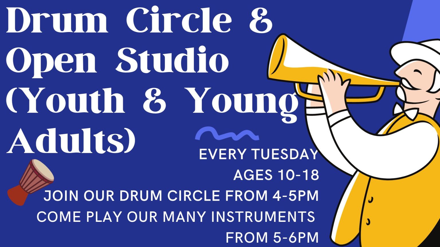 Drum Circle For Youth Focus on Renewal